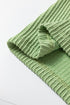 Ribbed Knit Contrast Trim Cap Sleeve Crew Neck Top