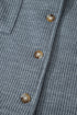 Ribbed Knit Corduroy Button Front Flap Pocket Shacket Jacket