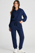Ribbed Knit Half Zip Hooded Jogger Jumpsuit