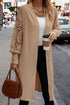 Ribbed Knit Open Front Crochet Sleeve Long Cardigan