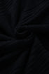 Ribbed Knit Panel Crew Neck Mini Sweater Dress