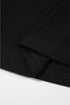 Ribbed Knit Puff Sleeve Half Button Placket Slim Top