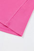 Ribbed Knit Puff Sleeve Pearl Beaded Shirt
