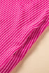 Ribbed Knit Ruffle Sleeve Relaxed Shift Dress