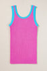 Ribbed Knit Scoop Neck Sleeveless Tank Top