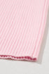 Ribbed Knit Scoop Neck Sleeveless Tank Top