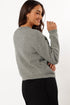 Ribbed Knit Tie Front Bow Detail Cardigan