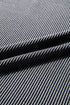 Ribbed Knit Twist Front Exposed Seam Long Sleeve Top