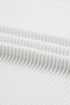 Ribbed Knit V Neck Quarter Sleeve Paneled Top