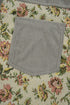 Ribbed Retro Floral Patchwork Corduroy Shirt Jacket