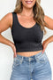 Ribbed Seamless Cropped Tank Top