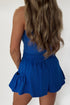 Ribbed Slim Tank Wide Leg Pocketed Short Set