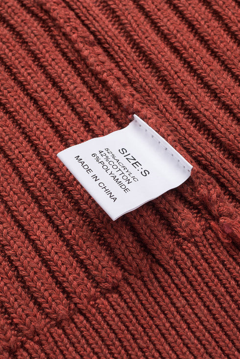 Ribbed Spaghetti Strap Cropped Knitted Tank Top