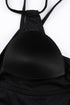 Ribbed Texture Adjustable Side Tie One Piece Swimsuit