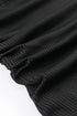 Ribbed Texture Adjustable Side Tie One Piece Swimsuit