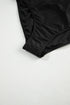Ribbed Texture Blouson Fit Square Neck Tankini Top