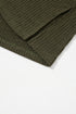 Ribbed Texture Button Front Long Sleeve Henley Top