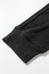 Ribbed Texture Drawstring Active Athletic Jogger Pants