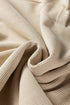 Ribbed Texture Lace Drawstring Drop Shoulder Hoodie