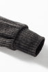 Ribbed Texture Long Sleeve Zip Up Everyday Hoodie