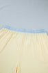 Ribbed Trim Drawstring Shorts Loungewear Set