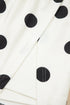 Ribbed Trim Polka Dot Tank Skort Two Piece Dress