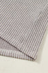 Ribbed V Neck Drop Shoulder Bow Back Long Sleeve Top