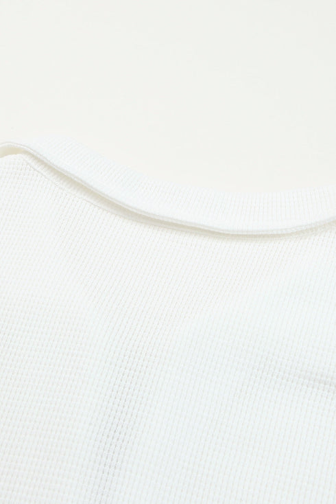 Ribbed Zipper Sweatshirt and High Waist Shorts Set