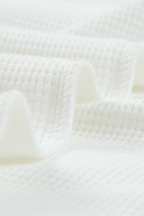 Ribbed Zipper Sweatshirt and High Waist Shorts Set