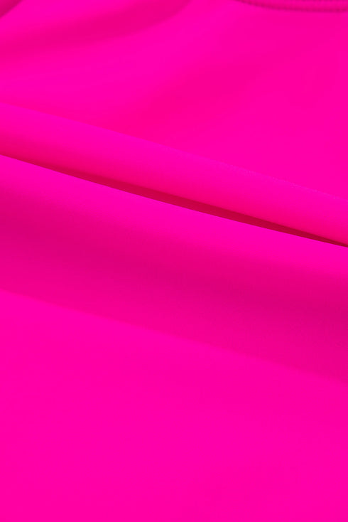 Ric Rac Trim Contrasted Patchwork Cutout One Piece Swimsuit