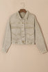 Rivet Studded Pocketed Denim Jacket