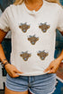 Rodeo Glam Sequin Cow Head Western Graphic Tee
