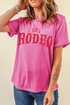 Rodeo Graphic Crew Neck Short Sleeve Relaxed Fit Tee