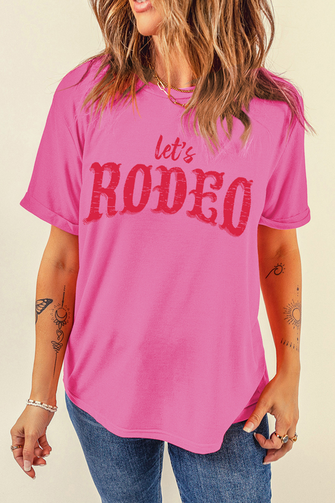 Rodeo Graphic Crew Neck Short Sleeve Relaxed Fit Tee