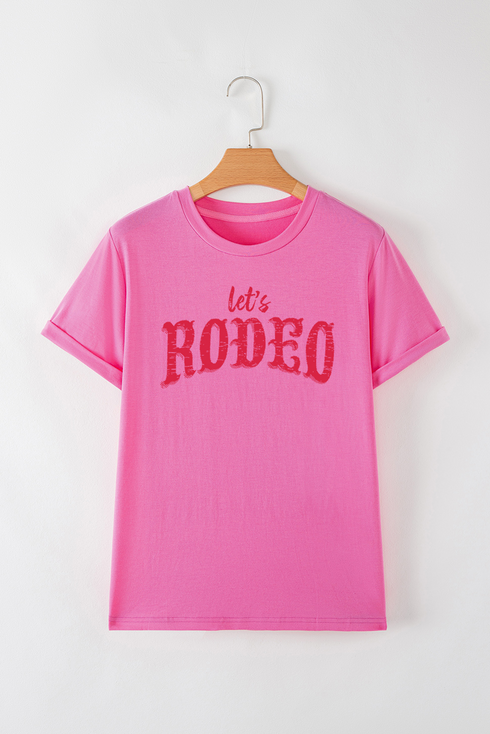 Rodeo Graphic Crew Neck Short Sleeve Relaxed Fit Tee