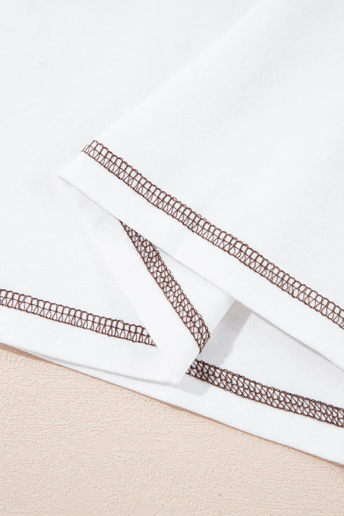 RODEO Horseshoe Embroidered Patch Pocket T Shirt