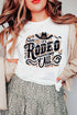 Rodeo Time Western Graphic Print Short Sleeve T-Shirt