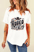 Rodeo Time Western Graphic Print Short Sleeve T-Shirt
