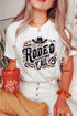 Rodeo Time Western Graphic Print Short Sleeve T-Shirt