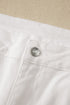 Rolled Cuff Stretch Bermuda Denim Shorts