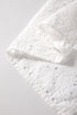 Romantic Eyelet Embroidered V Neck Puff Sleeve Cotton Blouse