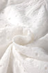 Romantic Eyelet Embroidered V Neck Puff Sleeve Cotton Blouse