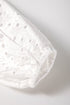 Romantic Eyelet Embroidered V Neck Puff Sleeve Cotton Blouse