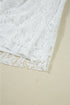 Romantic Floral Lace Tie Front Tiered Bell Sleeve Blouse