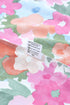 Romantic Floral Print Ruffle Trim Off Shoulder Blouse