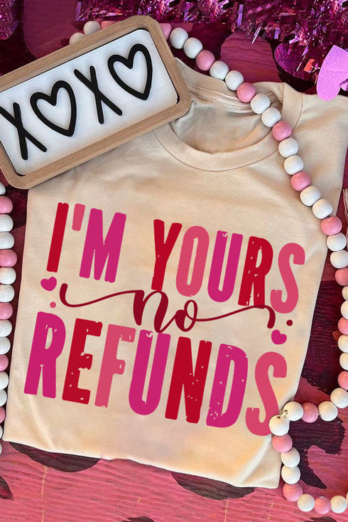 Romantic Slogan Print Crew Neck Graphic Tee