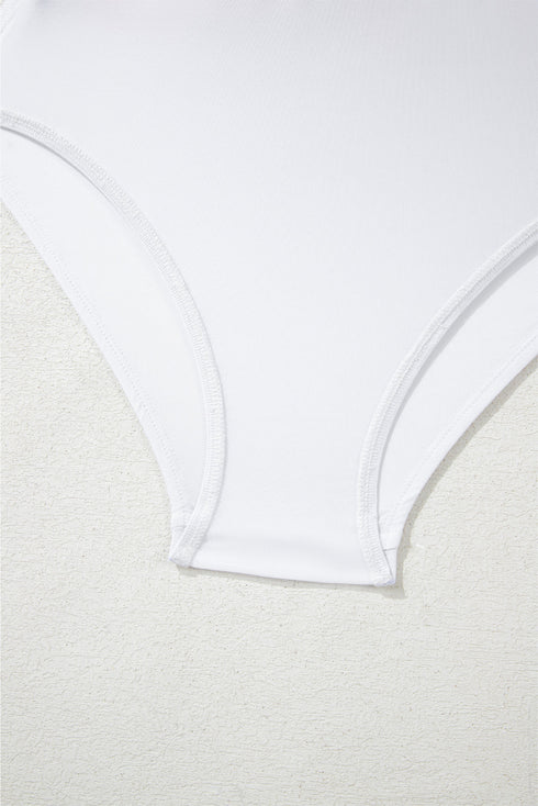 Rose Geometric Printed Drawstring Waist Beach Shorts with Pockets