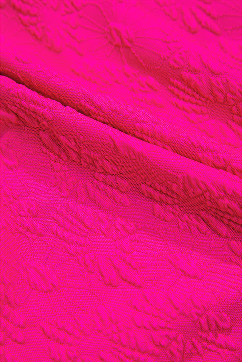 Rose Red Gold Shell Decor Wire-free Knotted 2pcs Bikini Swimsuit