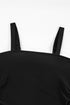 Ruched Square Neck Tummy Control Swim Dress