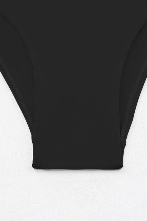 Ruched Square Neck Tummy Control Swim Dress